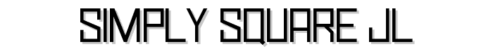 Simply Square JL font